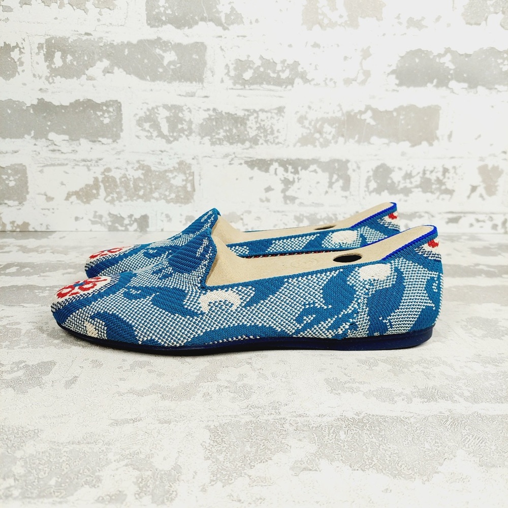 NEW Rothy's Shoes Rothy's Light Moroccan Teal Limited Edition Loafers V170